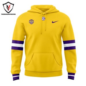 Alternate Gold LSU Tigers Football Logo Hoodie