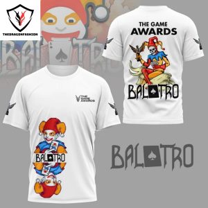 Balatro – The Game Awards 3D T-Shirt – White