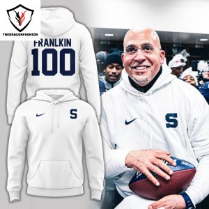 Coach James Franklin 100 Wins Penn State Nittany Lions Football Hoodie