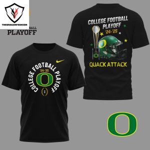 Oregon Ducks College Football Playoff Quack Attack 3D T-Shirt