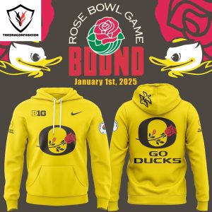 Oregon Ducks Rose Bowl Game 2024 Hoodie