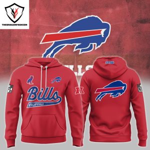 Buffalo Bills Football Logo Design Hoodie – Red