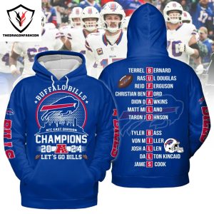 Buffalo Bills Afc East Division Champions 2024 Let Go Bills Hoodie