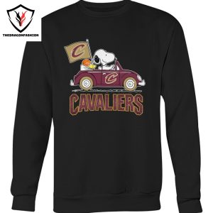 Snoopy x Cleveland Cavaliers Basketball Unisex T-Shirt