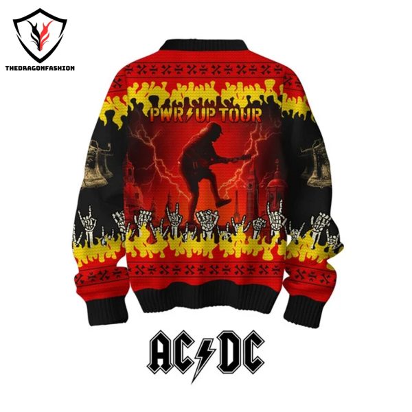 AC DC Pwr Up Tour Design Sweater