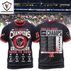 Back To Back 2024 AFC South Champions Houston Texans 3D T-Shirt