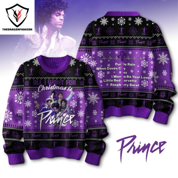 All I Want For Christmas Is Prince Sweater