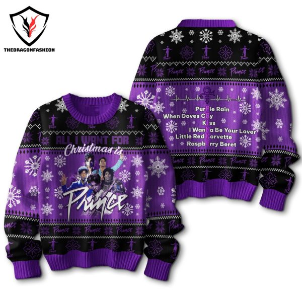 All I Want For Christmas Is Prince Sweater