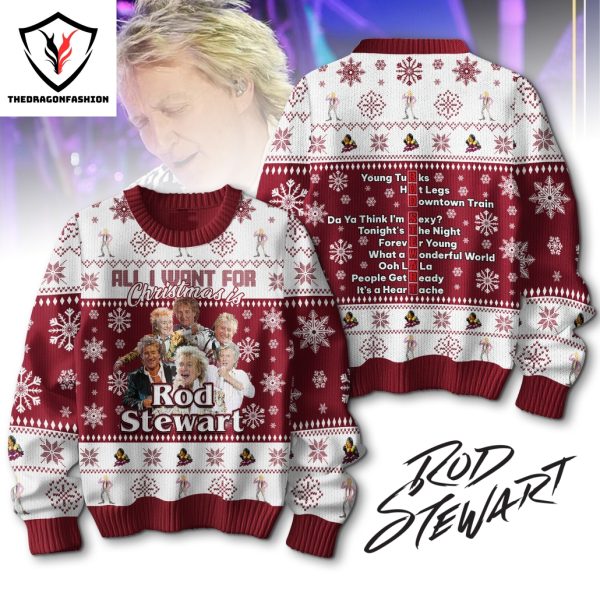 All I Want For Christmas Is Rod Stewart Sweater