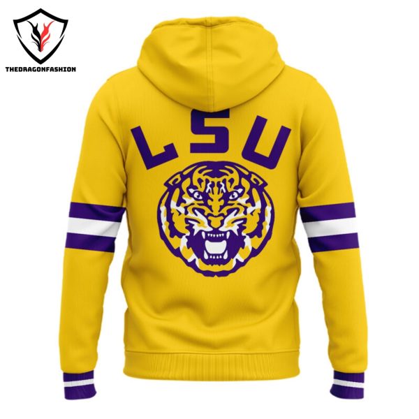 Alternate Gold LSU Tigers Football Logo Hoodie