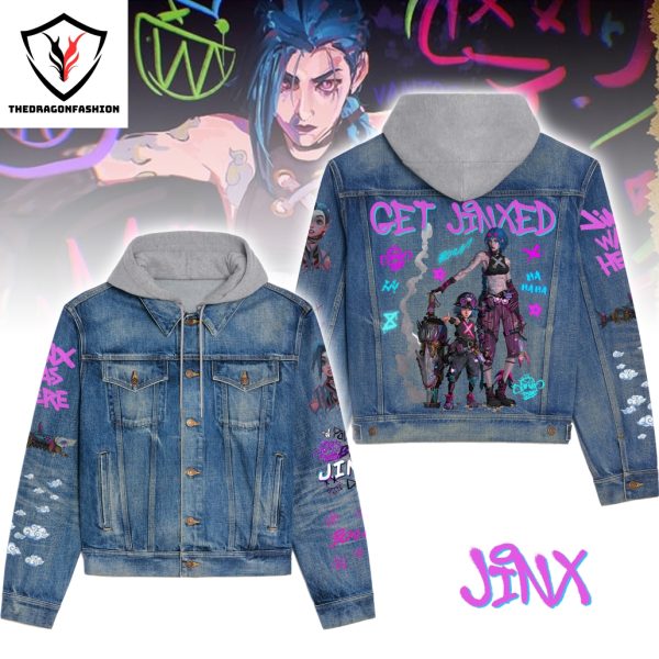 Arcane League Of Legends – Get Jinxed Hooded Denim Jacket