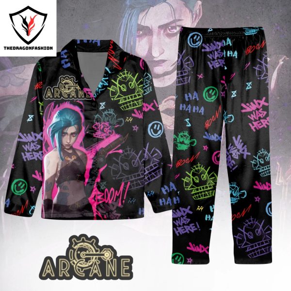 Arcane League Of Legends – Jinx Was Here Pajamas Set