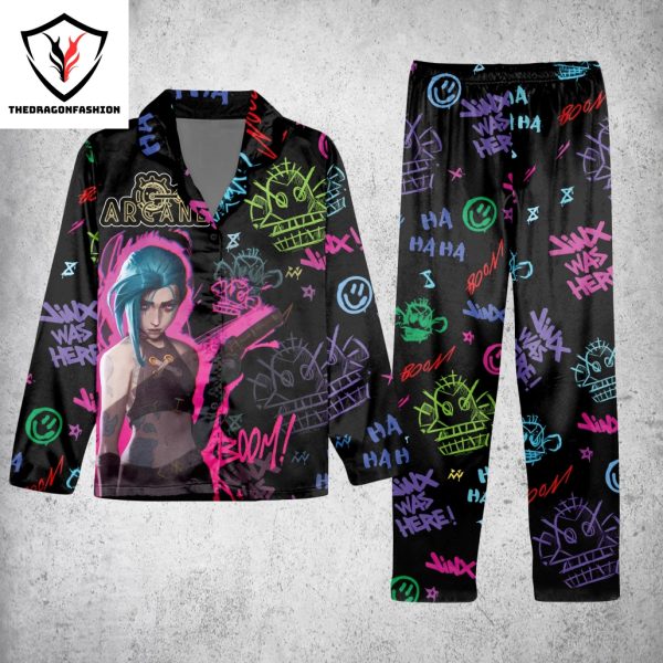 Arcane League Of Legends – Jinx Was Here Pajamas Set