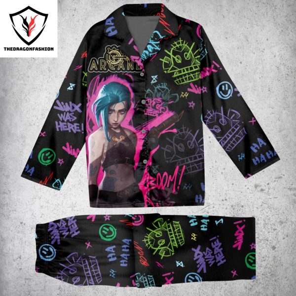 Arcane League Of Legends – Jinx Was Here Pajamas Set