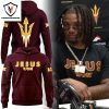 Arizona State Sun Devils Jesus Won Hoodie – White