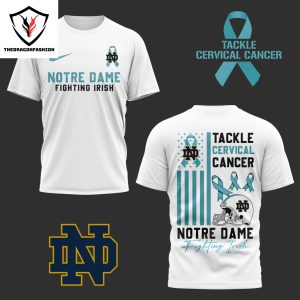 Notre Dame Fighting Irish Tackle Cervical Cancer 3D T-Shirt