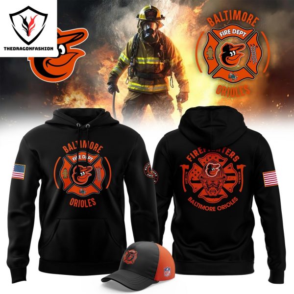 Baltimore Orioles x 2024 Firefighter Appreciation Night Hoodie