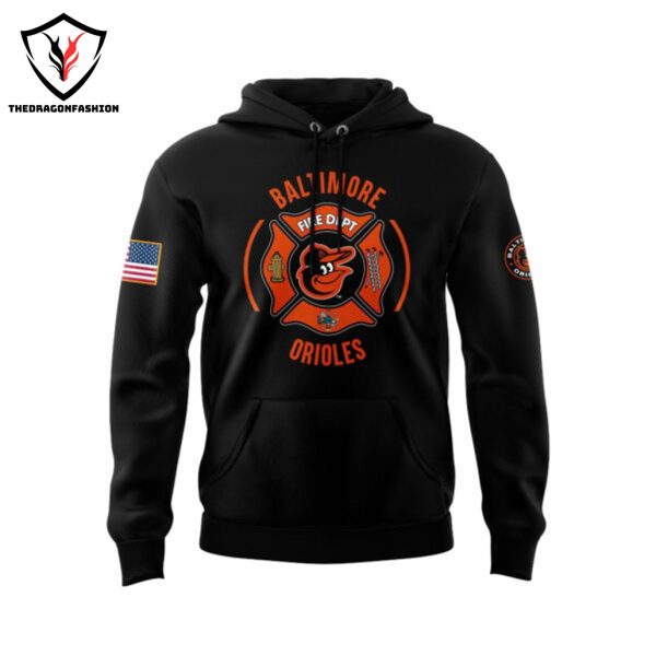 Baltimore Orioles x 2024 Firefighter Appreciation Night Hoodie