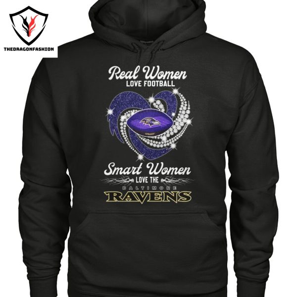 Baltimore Ravens – Real Women Love Football Smart Women Love The Ravens Unisex T-Shirt