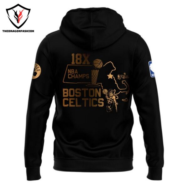 Boston Celtics 18X Champions Final Hoodie – Black