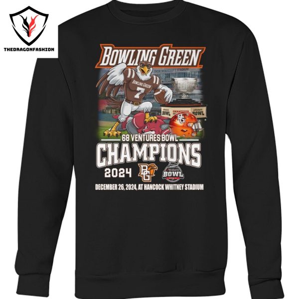 Bowling Green Falcons 68 Ventures Bowl Champions 2024 Unisex T-Shirt