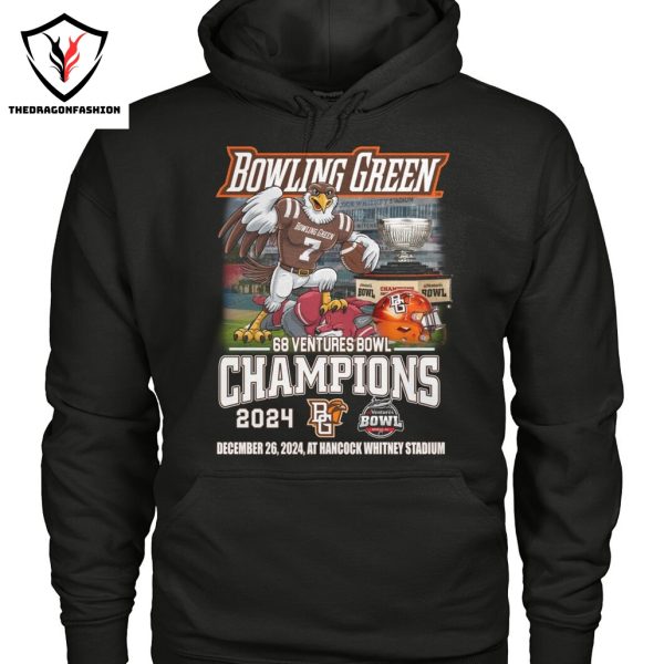 Bowling Green Falcons 68 Ventures Bowl Champions 2024 Unisex T-Shirt