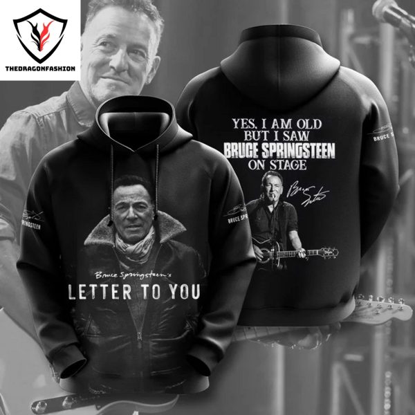 Bruce Springsteen Letter To You Signature Hoodie