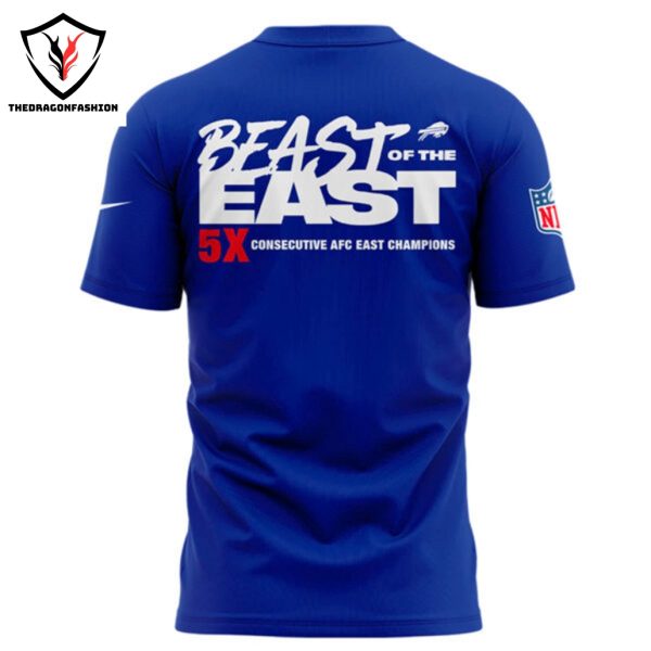 Buffalo Bills 2024 Afc East Division Champions Beast Of The East 3D T-Shirt