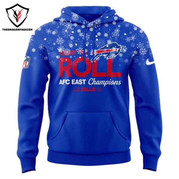 Buffalo Bills AFC EAST Champions 2024 Ready To Roll Hoodie