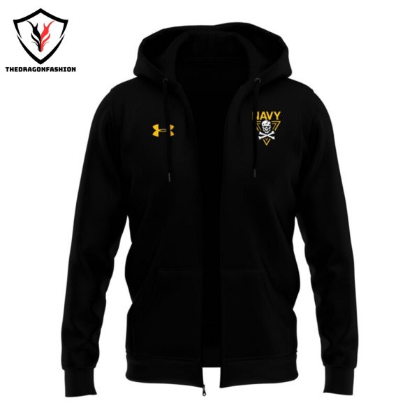 Coach Brian Newberry Navy Midshipmen Zip Hoodie