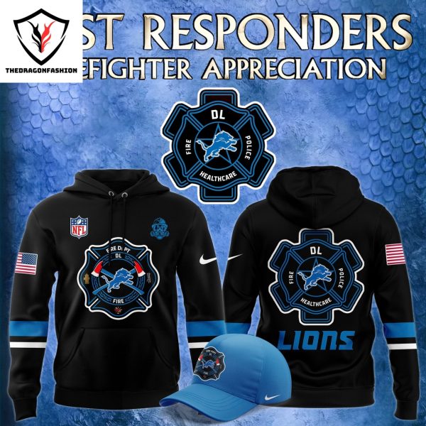 Detroit Lions x 2024 Firefighter Appreciation Night Hoodie