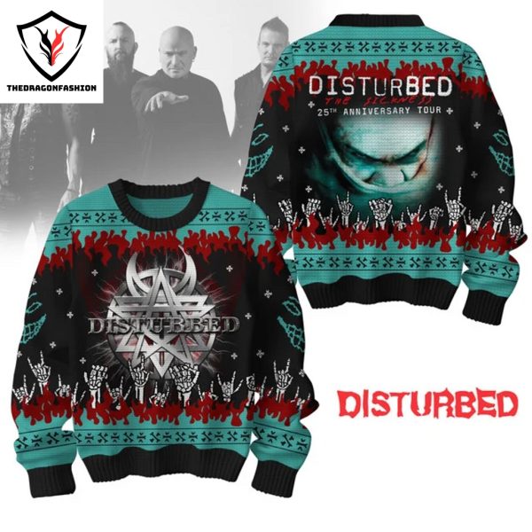 Disturbed The Sickness 25th Anniversary Tour Sweater