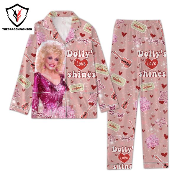 Dolly Parton Love Shines Pajamas Set