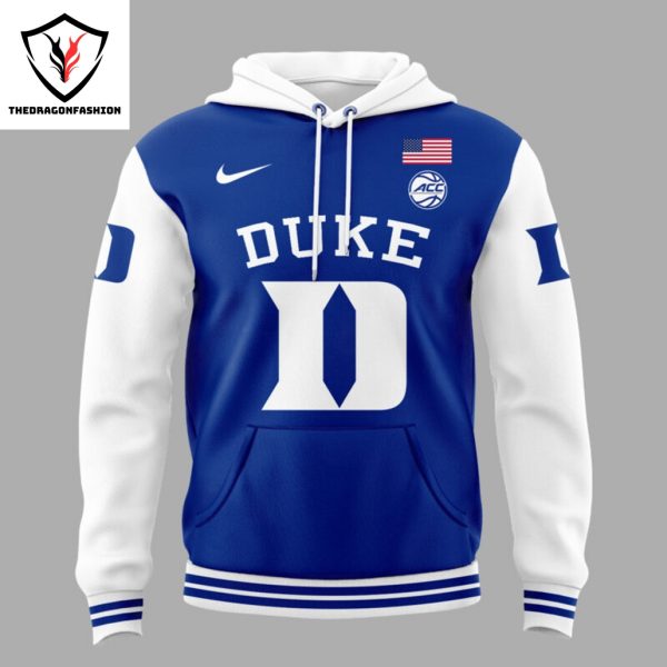 Duke Blue Devils Men Basketball Logo Design Hoodie