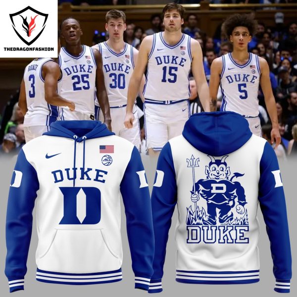 Duke Blue Devils Men Basketball Logo Hoodie