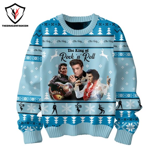 Elvis Presley The King Of Rock N Roll Sweater