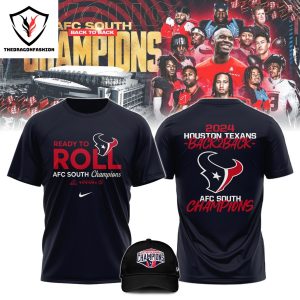 Houston Texans 2024 AFC South Division Champions 3D T-Shirt