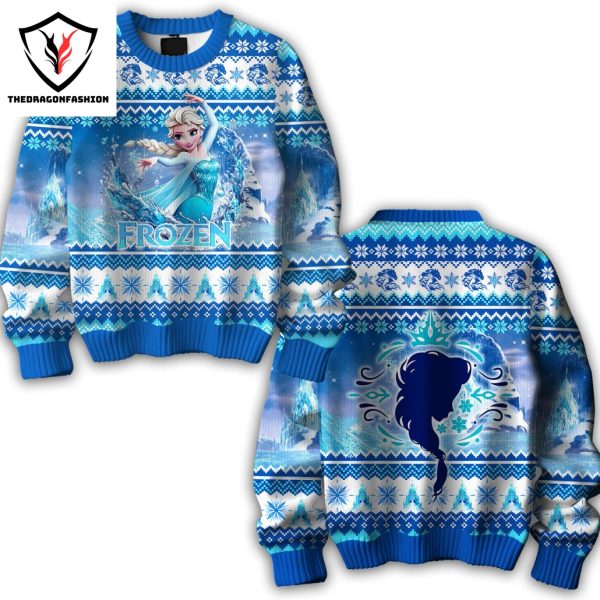 Frozen Design Sweater – Blue