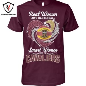 Real Women Love Basketball Smart Women Love The Cleveland Cavaliers Unisex T-Shirt