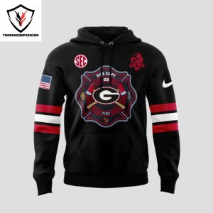 Georgia Bulldogs Football X 2024 Firefighter Appreciation Night Hoodie