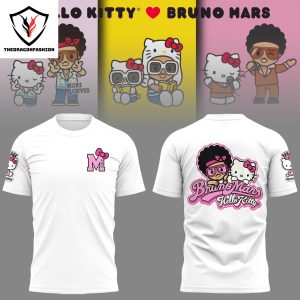 Bruno Mars x Hello Kitty 3D T-Shirt – White