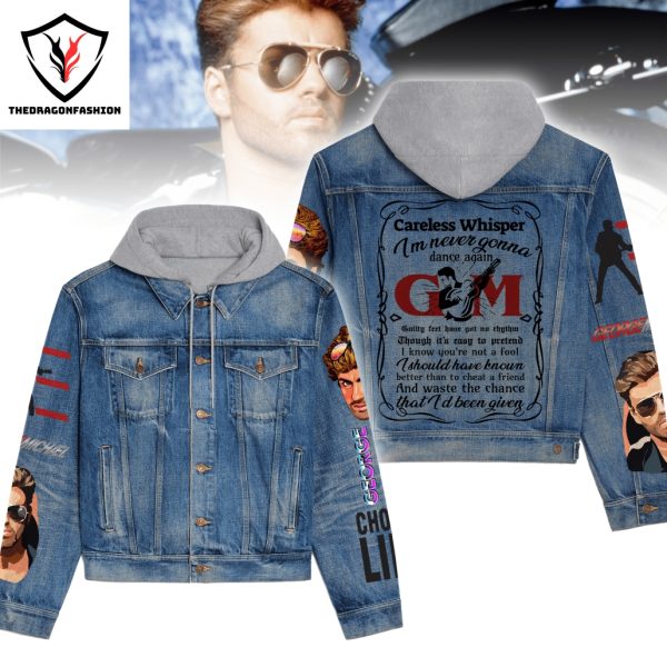 George Michael – Careless Whisper Hooded Denim Jacket