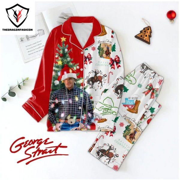 George Strait Raise Country Pajamas Set