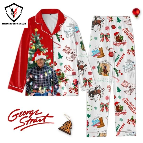 George Strait Raise Country Pajamas Set