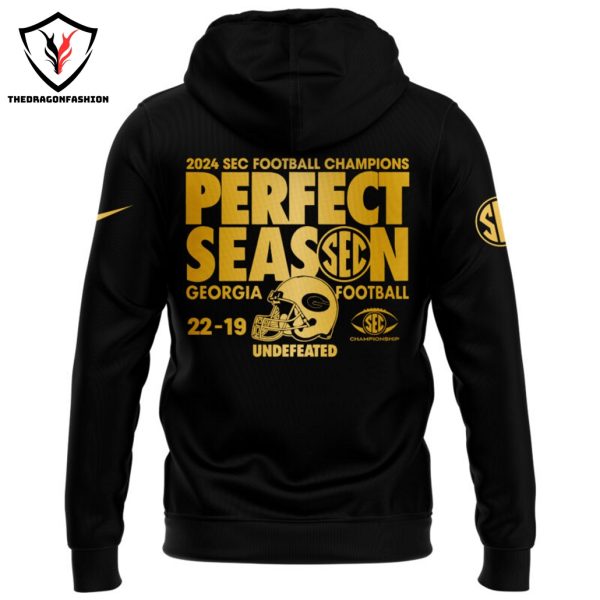 Georgia Bulldogs 2024 SEC Football Conference Champions Undefeated Hoodie