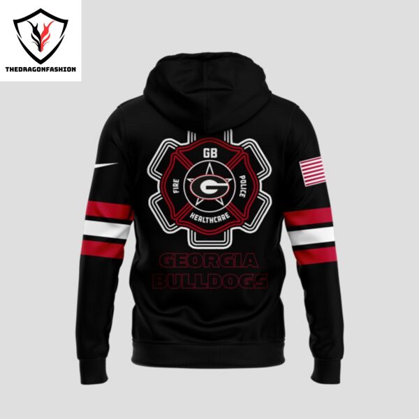 Georgia Bulldogs Football X 2024 Firefighter Appreciation Night Hoodie