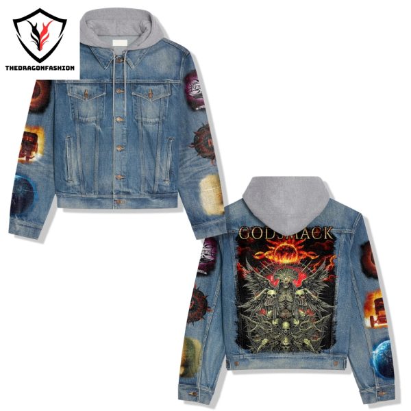 Godsmack Rock Band Hooded Denim Jacket