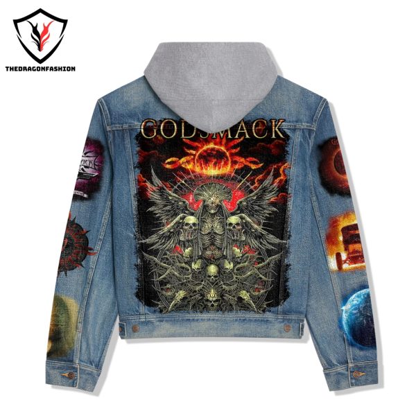 Godsmack Rock Band Hooded Denim Jacket