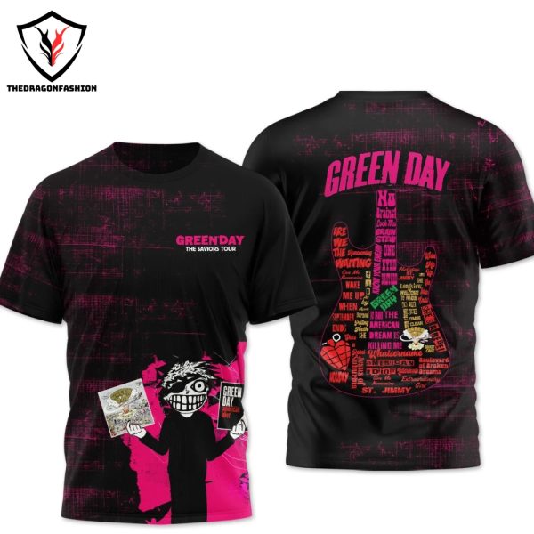 Green Day The Saviors Tour 3D T-Shirt