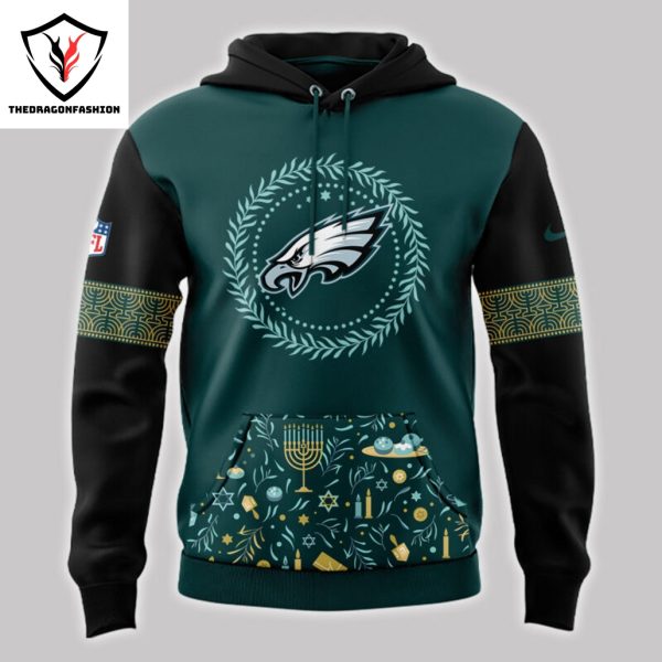 Happy Hanukkah Philadelphia Eagles Football Hoodie